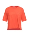 True Ny Woman T-shirt Orange Size Xs Cotton