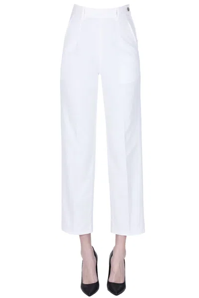 True Nyc Denim Trousers In White