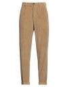 True Nyc Man Pants Camel Size 32 Cotton In Neutral