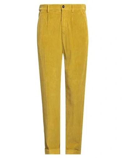 True Nyc Man Pants Lime Green Size 30 Cotton In Yellow