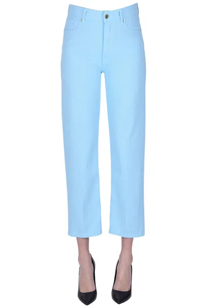 True Nyc Straight Leg Jeans In Turquoise
