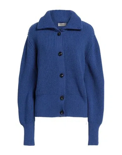 True Nyc Woman Cardigan Blue Size M Wool