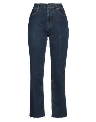 True Nyc Woman Jeans Blue Size 24 Cotton, Recycled Polyester, Elastane