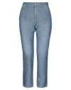 True Nyc Woman Jeans Blue Size 28 Cotton, Linen In Blue