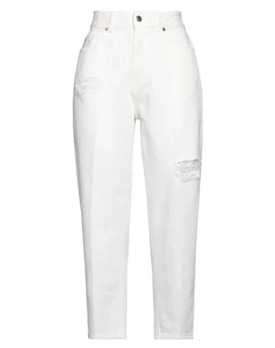 True Nyc Woman Denim Pants White Size 30 Cotton