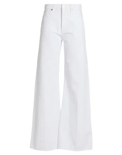 True Nyc Woman Jeans White Size 27 Cotton