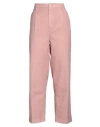 True Nyc Woman Pants Antique Rose Size 27 Cotton, Polyester, Elastane In Pink
