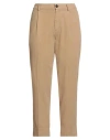 True Nyc Woman Pants Beige Size 26 Cotton, Lyocell, Elastane In Brown