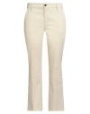 True Nyc Woman Pants Beige Size 30 Cotton, Elastane