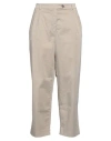 True Nyc Woman Pants Beige Size 32 Cotton, Elastane In Beige