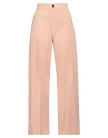 True Nyc Woman Pants Blush Size 29 Cotton, Elastane In Pink