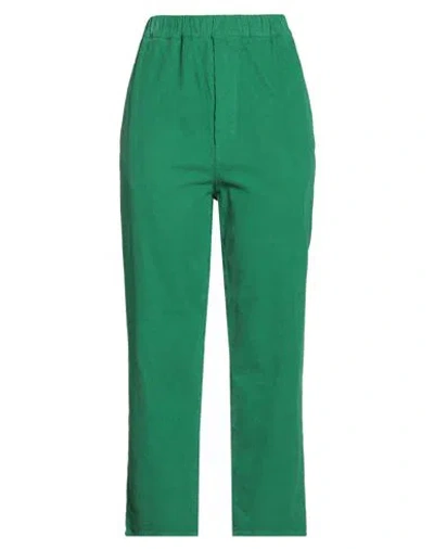 True Nyc Woman Pants Green Size M Paper