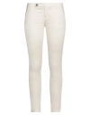 True Nyc Woman Pants Ivory Size 27 Cotton, Elastane In White