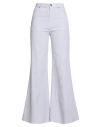 True Nyc Woman Pants Lilac Size 28 Cotton, Elastane In Purple