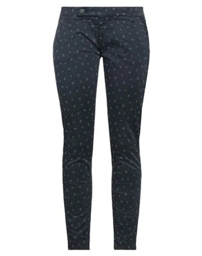 True Nyc Woman Pants Midnight Blue Size 30 Cotton, Polyamide, Elastane