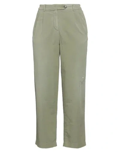 True Nyc Woman Pants Military Green Size 31 Cotton, Polyester, Elastane