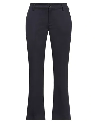 True Nyc Woman Pants Dark Green Size 25 Cotton, Elastane In Black