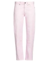 True Nyc Woman Pants Pink Size 28 Cotton, Elastane In Pink