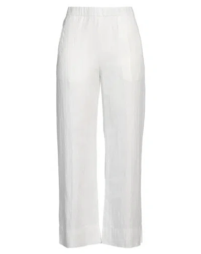 True Nyc Woman Pants White Size 30 Tencel, Linen, Cotton