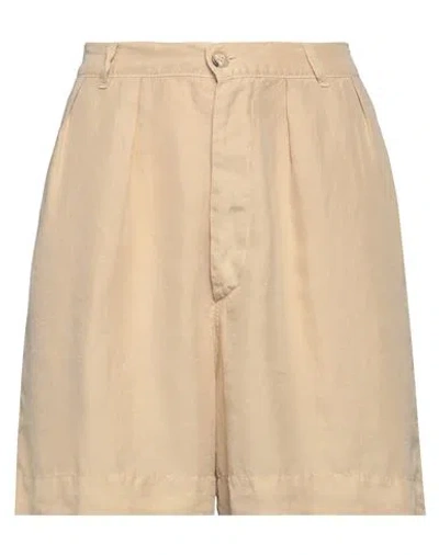 True Nyc Woman Shorts & Bermuda Shorts Beige Size 6 Silk
