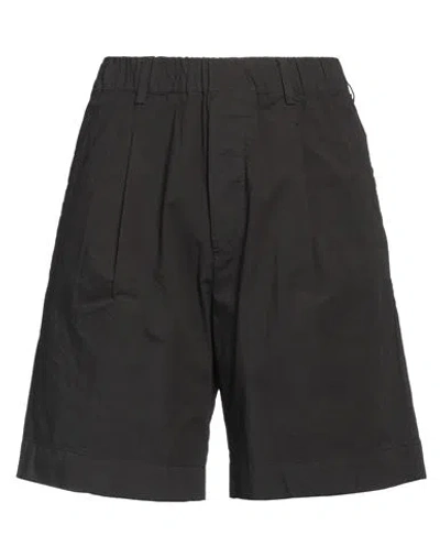 True Nyc Woman Shorts & Bermuda Shorts Black Size M Cotton, Elastane In Black