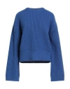 True Nyc Woman Sweater Blue Size S Wool