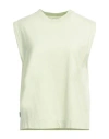 True Nyc Woman T-shirt Light Green Size M Cotton