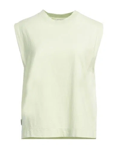 True Nyc Woman T-shirt Light Green Size M Cotton