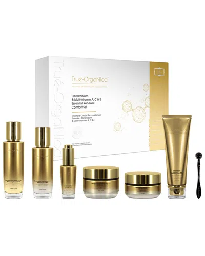 True Organica Unisex 14.6oz Dendrobium & Multi-vitamin A, C, & E Revitalizing Comfort Set In Transparent