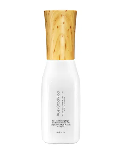 True Organica Unisex 1.4oz Essential Firming Night Eye Serum Infused With Vitamin C + Multi-peptide