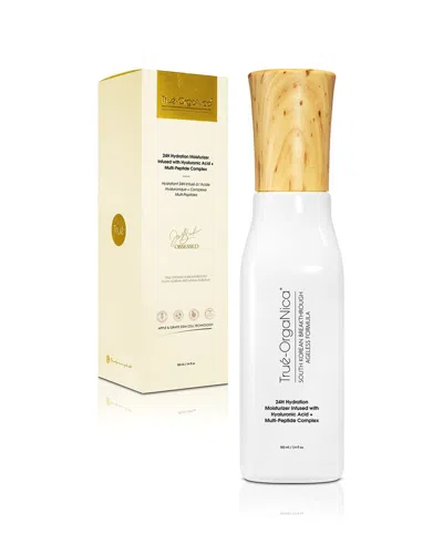 True Organica Unisex 3.4oz 24h Hydration Moisturizer Infused With Hyaluronic In Transparent