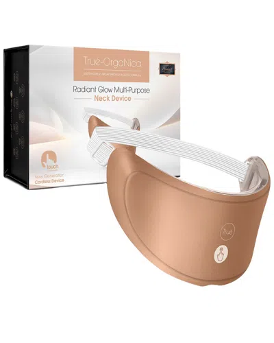 True Organica Unisex Radiant Glow Multi-purpose Neck Device In Transparent