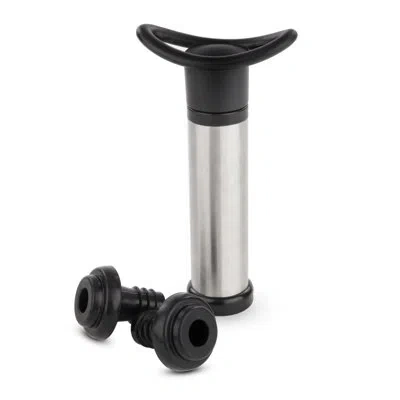 True Preserve Vacuum Pump & Stopper Set In Silver