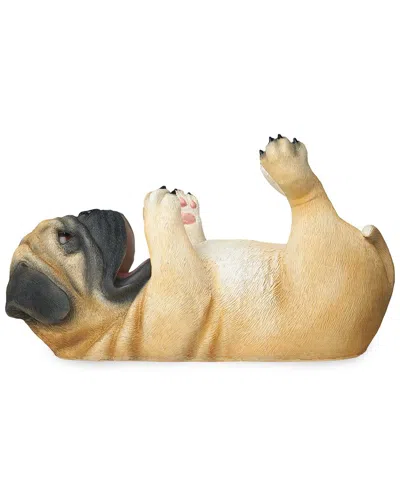 True Pug Wine Bottle Holder In Brown