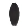 True + Pure Texture Relaxed Natural Blowout Kinky Straight Human Hair Wefts (bundles) Extensions - 20"
