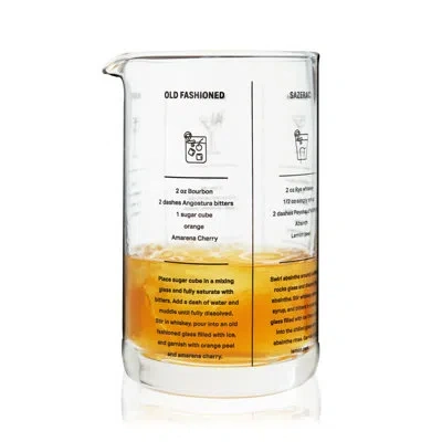 True Recipe Mixing Glass In Clear