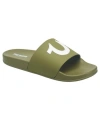 True Religion 112 Logo Slide In Green
