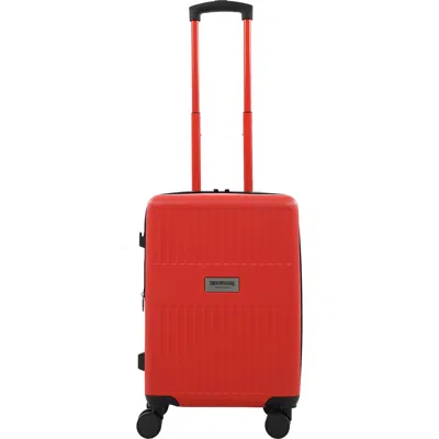 True Religion 21-inch Hardside Spinner Carry-on Suitcase In Red