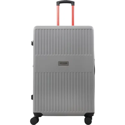 True Religion 30 Inch Hardside Spinner Suitcase In Silver