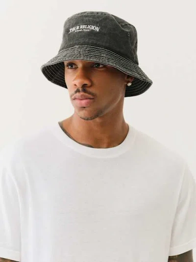 True Religion Acid Wash Bucket Hat