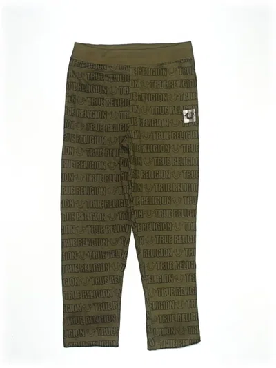 Pre-owned True Religion Kids' Active Pants In Green