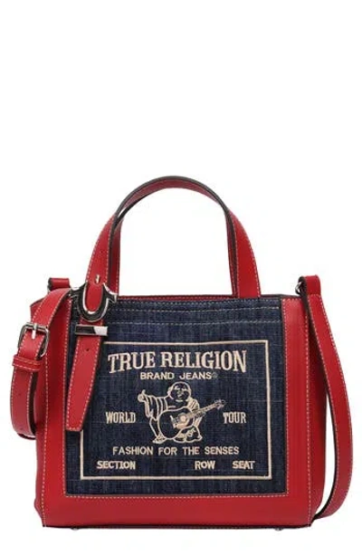 True Religion Arvin Budddha Crossbody Tote In Red