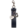 True Religion Bag Charm Keychain In Blue