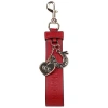 True Religion Bag Charm Keychain In Red