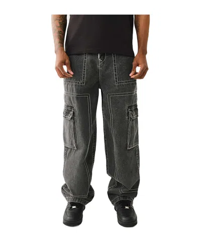 True Religion Baggy Big T Cargo Jean In Gray