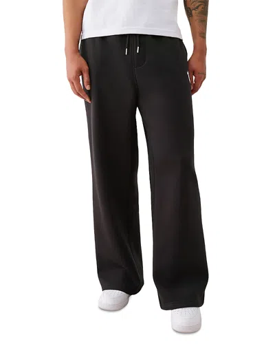 True Religion Baggy Fleece Sweatpants In Black
