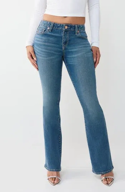 True Religion Becca Big 't' Mr Bootcut Jeans In Blue