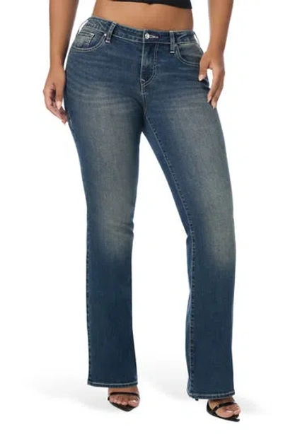 True Religion Becca Bootcut Leg Jeans In Animal Print