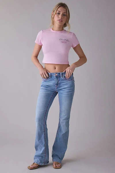 True Religion Becca Champagne Glow Super T Mid-rise Bootcut Jean In Champagne Glow, Women's At Urban