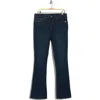 True Religion Billie Mid Rise Straight Jeans In Dark Avalanche